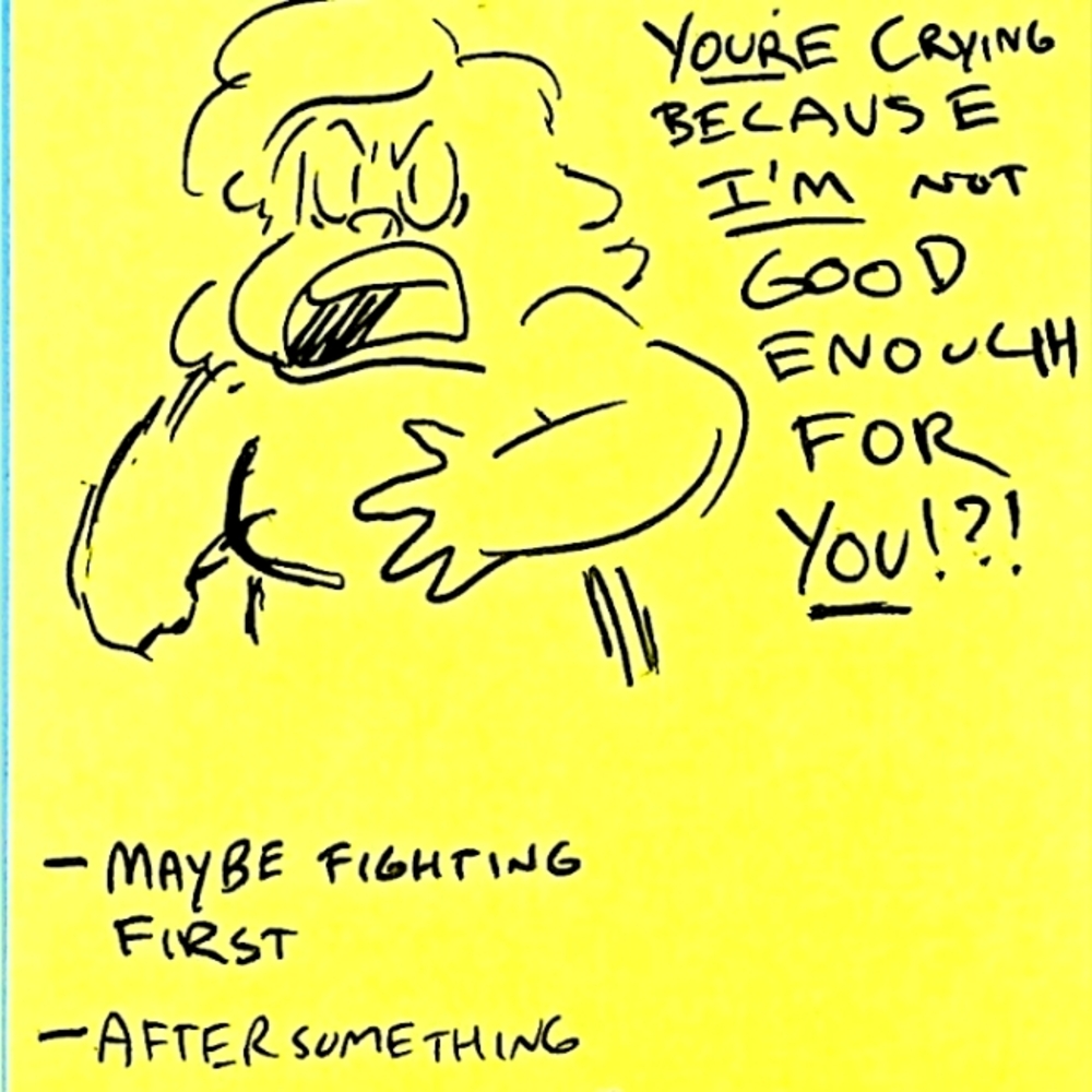 SU "Sadie Rage" Writing & Sketch for Joking Victim by Raven M